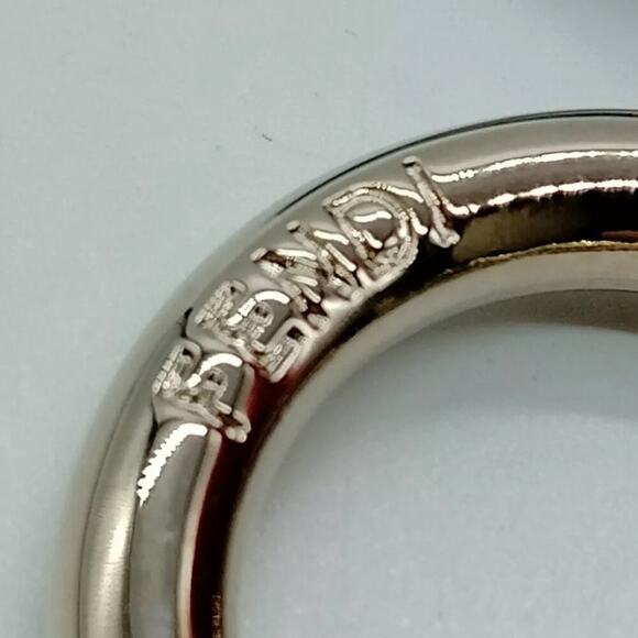 Fendi Red Fur Bag Charm Key Ring - Picture 6 of 6